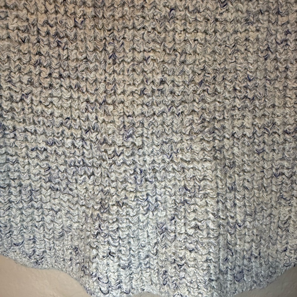 Free People Dylan Tweedy Pullover 
Heathered blue grey Size XL wool - Picture 3 of 9